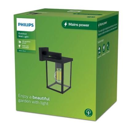 Philips - Applique da esterno BELLINI 1xE27/25W/230V IP44