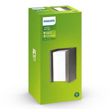 Philips - Applique da esterno BRIDGE 1xE27/15W/230V IP44