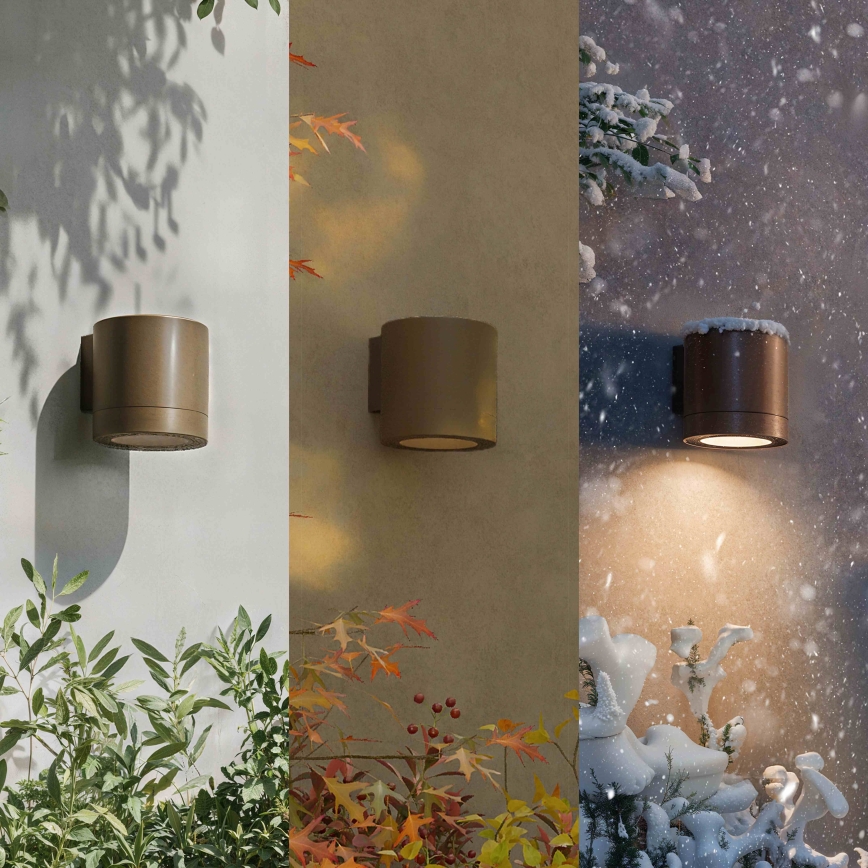 Philips - Applique da esterno FYLX 1xGU10/5W/230V marrone IP44