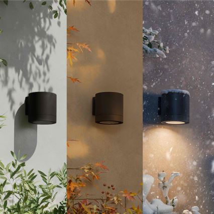 Philips - Applique da esterno FYLX 1xGU10/5W/230V nero IP44