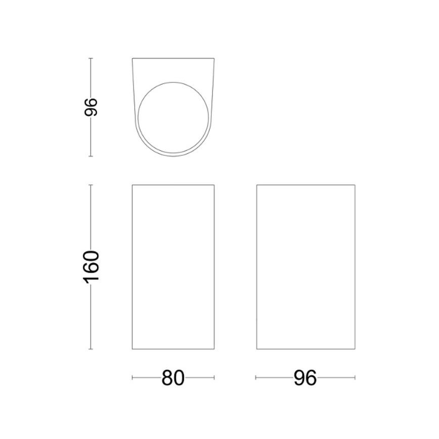 Philips - Applique da esterno NIGHTINGALE 2xGU10/35W/230V IP44