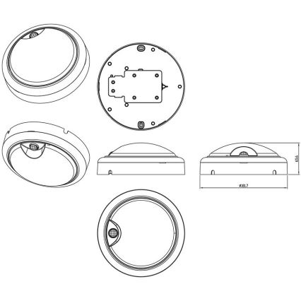 Philips - Applique LED con sensore PROJECTLINE LED/15W/230V IP54