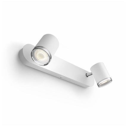 Philips - Applique LED da bagno dimmerabile Hue ADORE 2xGU10/5W/230V IP44