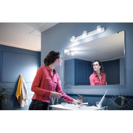 Philips - Applique LED da bagno dimmerabile Hue ADORE 3xGU10/5W/230V IP44 + telecomando