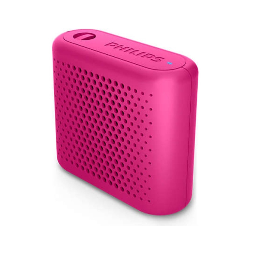 Philips BT55P/00 - Altoparlante portatile Bluetooth 2W/5V rosa