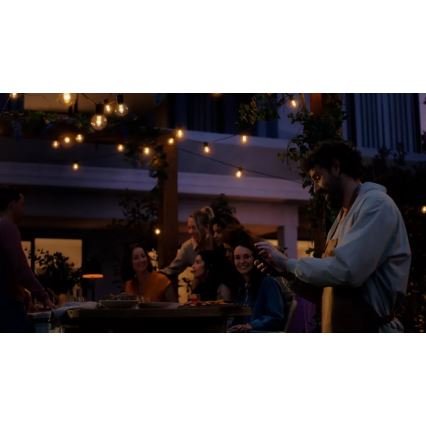 Philips - LED RGBW Catena luminosa estendibile dimmerabile per esterni Hue FESTAVIA 30 LED 21 m IP65