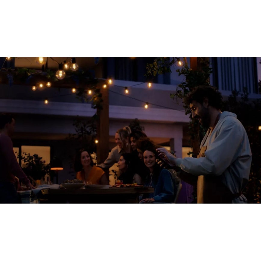 Philips - LED RGBW Catena luminosa estendibile dimmerabile per esterni Hue FESTAVIA 30 LED 21 m IP65