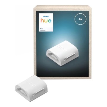 Philips - Connettore di collegamento per strisce LED Hue FLUX, set da 4 pezzi