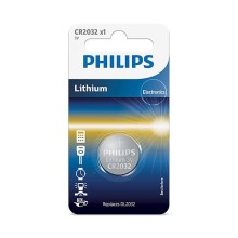 Philips CR2032/01B - Batteria a bottone al litio CR2032 MINICELLS 3V