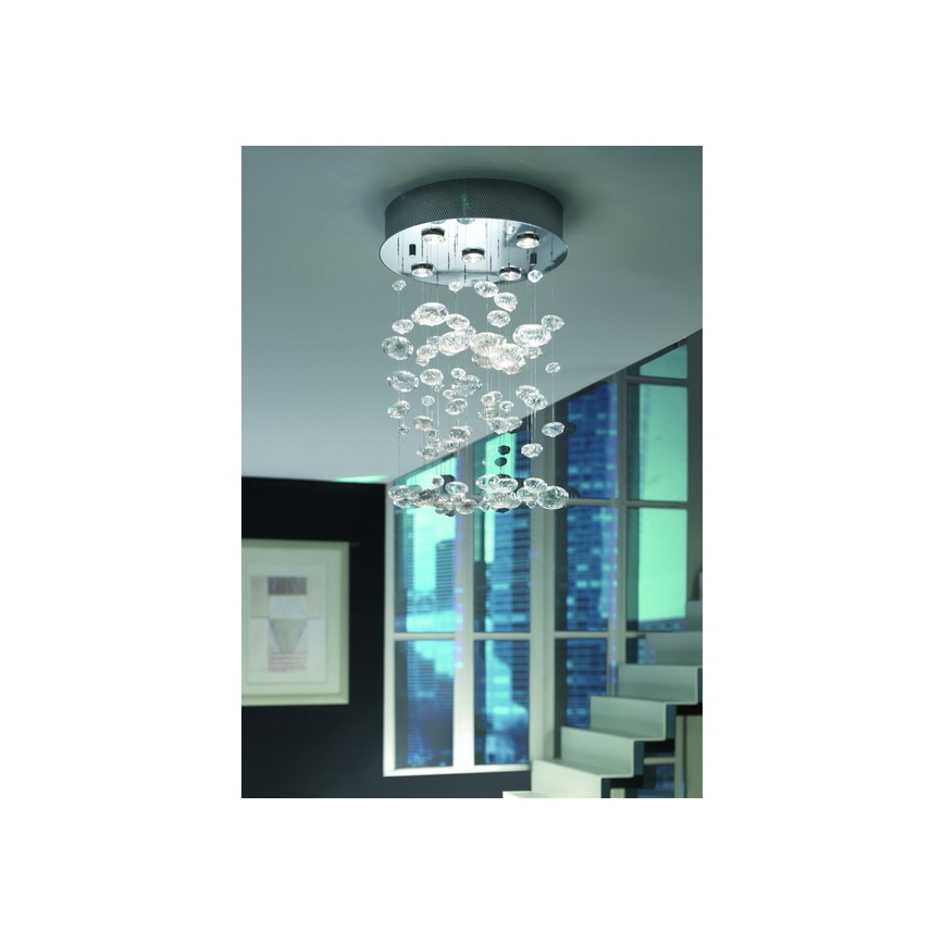 Philips Eseo 37426/11/13 - Plafoniera CALIXA 5xGU10/50W