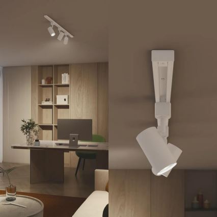 Philips - Faretto a binario EASYLINK 3xGU10/7W/230V 1m bianco