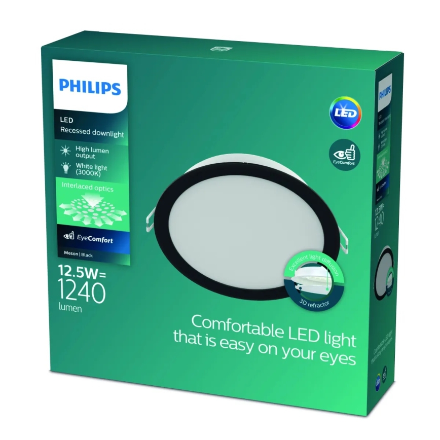 Philips - Faretto da incasso a LED MESON LED/12,5W/230V 3000K