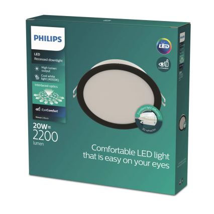 Philips - Faretto da incasso LED MESON LED/20W/230V 4000K