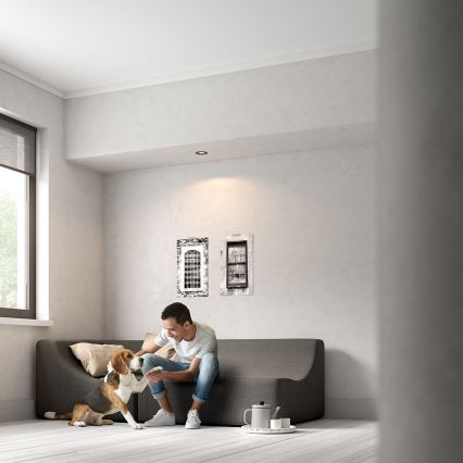 Philips - Faretto da incasso LED RGBW dimmerabile DONEGAL 1xGU10/4,8W/230V + telecomando