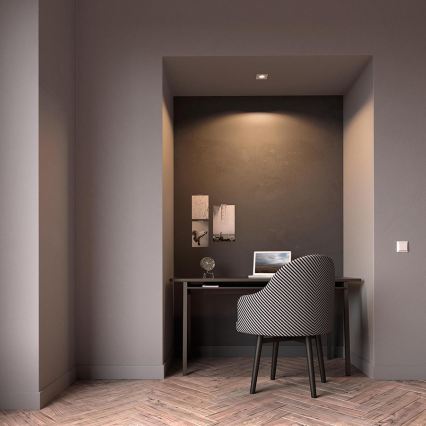 Philips - Faretto LED RGBW da incasso dimmerabile DONEGAL 1xGU10/4,8W/230V + telecomando