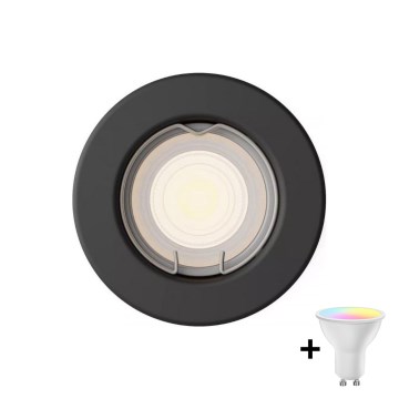 Philips - Faretto da incasso LED RGBW dimmerabile PERIDOT 1xGU10/6,5W/230V 2700-6500K nero