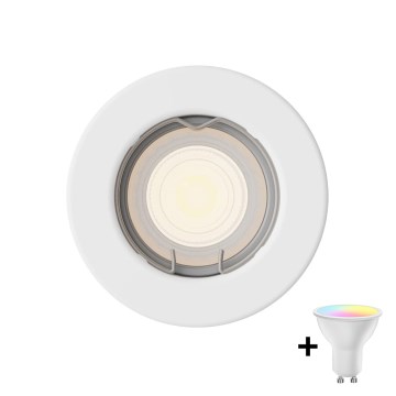 Philips - Faretto da incasso LED RGBW dimmerabile PERIDOT 1xGU10/6,5W/230V bianco + telecomando