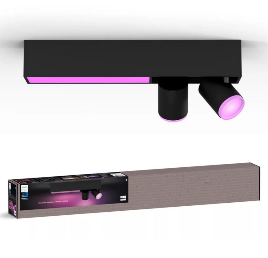 Philips - Faretto dimmerabile LED RGBW Hue CENTRIS 2xGU10/4,2W/230V + LED/11W 2000-6500K