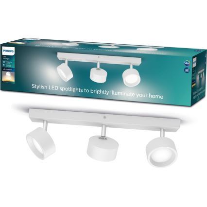 Philips - Faretto LED 3xLED/5,5W/230V bianco