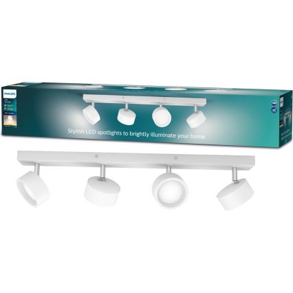 Philips - Faretto LED 4xLED/5,5W/230V bianco