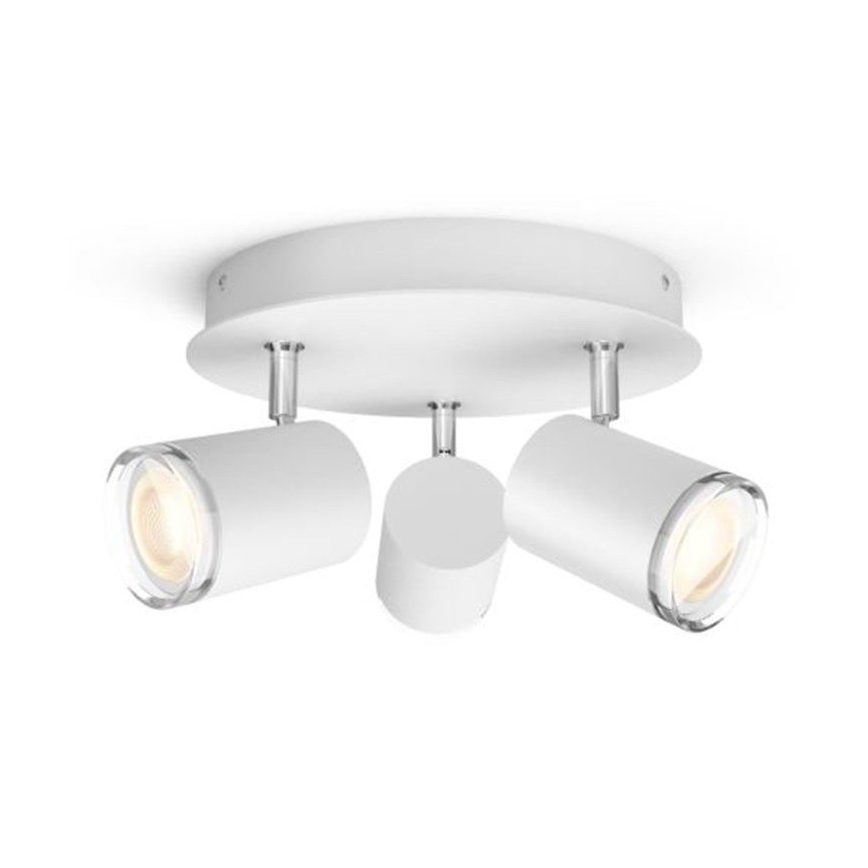 Philips - Faretto LED da bagno dimmerabile Hue ADORE 3xGU10/5W/230V IP44 + Telecomando
