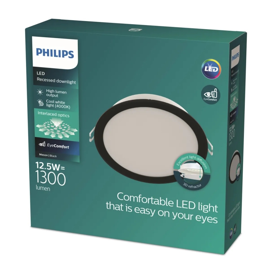 Philips - Faretto LED da incasso MESON LED/12,5W/230V 4000K
