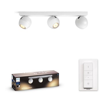 Philips - Faretto LED dimmerabile Hue BUCKRAM 3xGU10/5W/230V