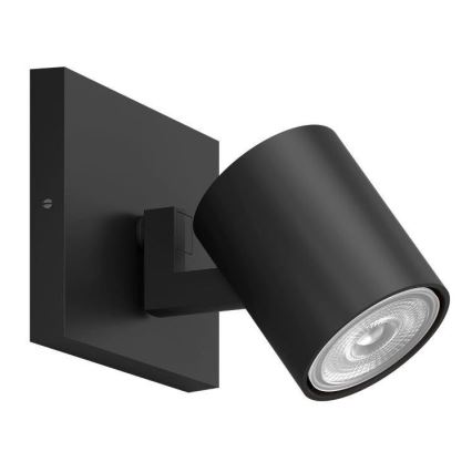 Philips - Faretto LED dimmerabile Hue RUNNER 1xGU10/4,2W/230V 2200-6500K nero