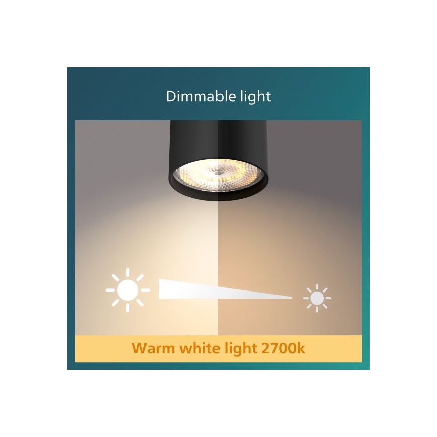 Philips - Faretto LED dimmerabile 2xLED/4,5W/230V