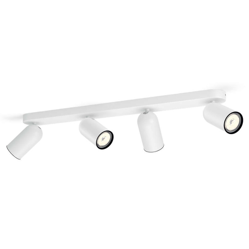 Philips - LED RGBW dimmerabile faretto PONGEE 4xGU10/4,9W/230V 2700-6500K bianco