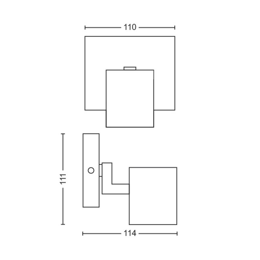 Philips - Faretto LED RGBW dimmerabile RUNNER 1xGU10/6,5W/230V 2700-6500K cromo opaco
