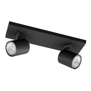 Philips - Faretto LED RGBW dimmerabile RUNNER 2xGU10/6,5W/230V 2700-6500K nero