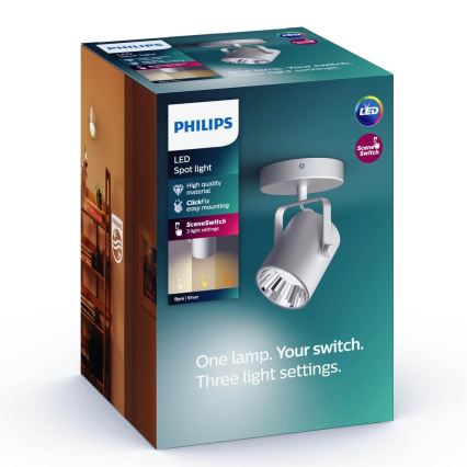 Philips - Faretto LED SCENE SWITCH BYRE LED/4,3W/230V 2200/2500/2700K