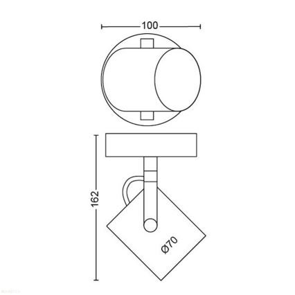 Philips - Faretto LED SCENE SWITCH BYRE LED/4,3W/230V 2200/2500/2700K