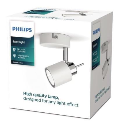 Philips - Faretto 1xGU10/35W/230V bianco