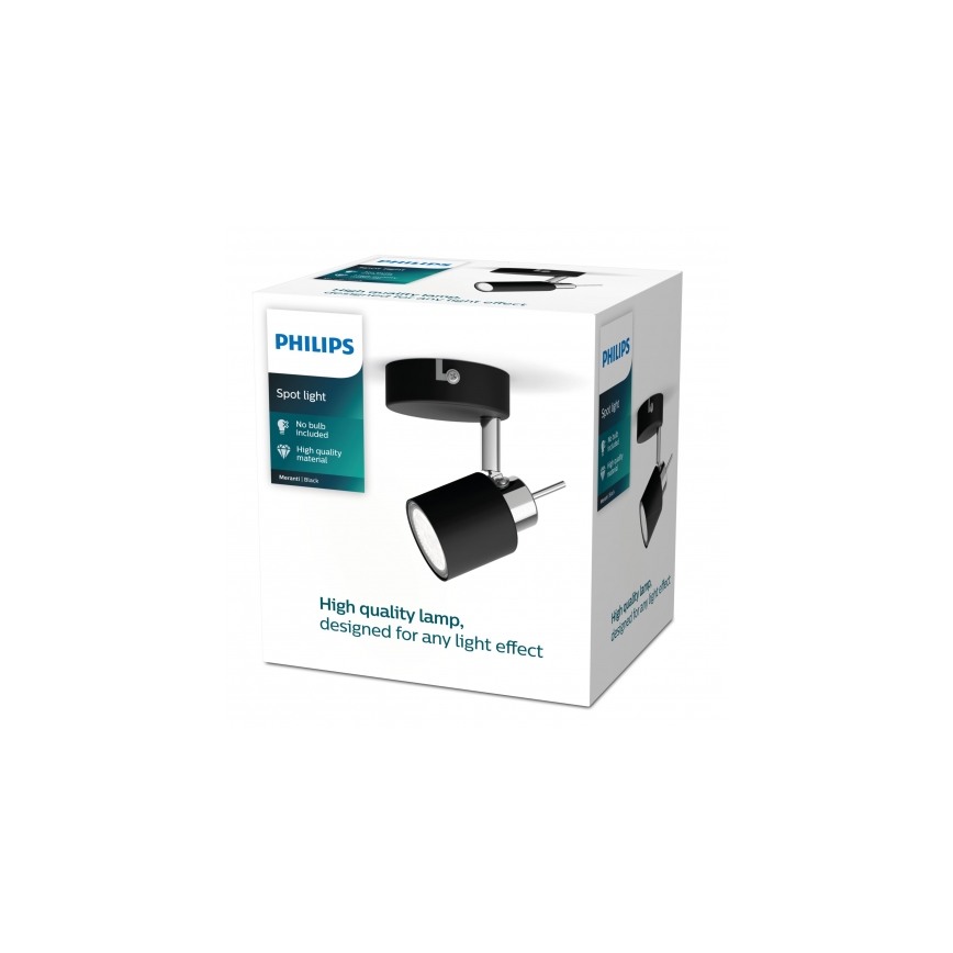Philips - Faretto 1xGU10/35W/230V nero
