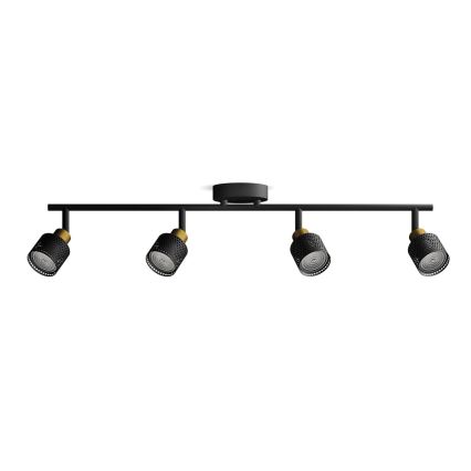 Philips - Faretto NIALL 4xGU10/5W/230V nero/ottone