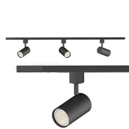 Philips - Faretto per il sistema a binario EASYLINK 3xGU10/7W/230V 1m nero