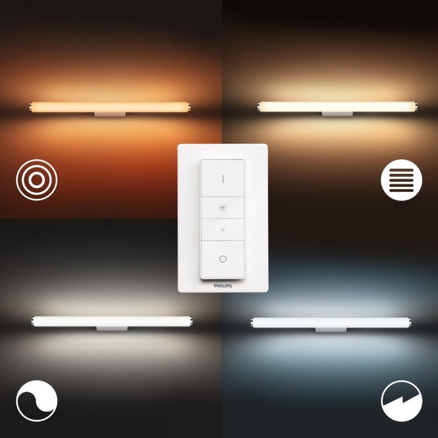 Philips - Illuminazione da bagno dimmerabile a LED Hue ADORE LED/20W/230V IP44 + telecomando