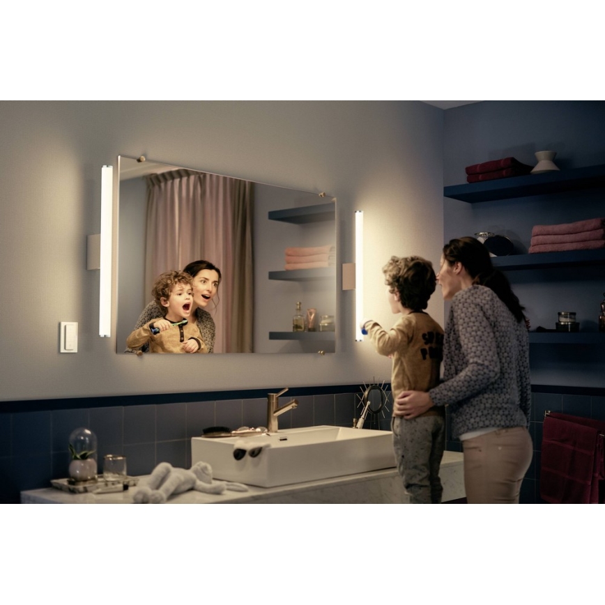 Philips - Illuminazione da bagno dimmerabile a LED Hue ADORE LED/20W/230V IP44 + telecomando