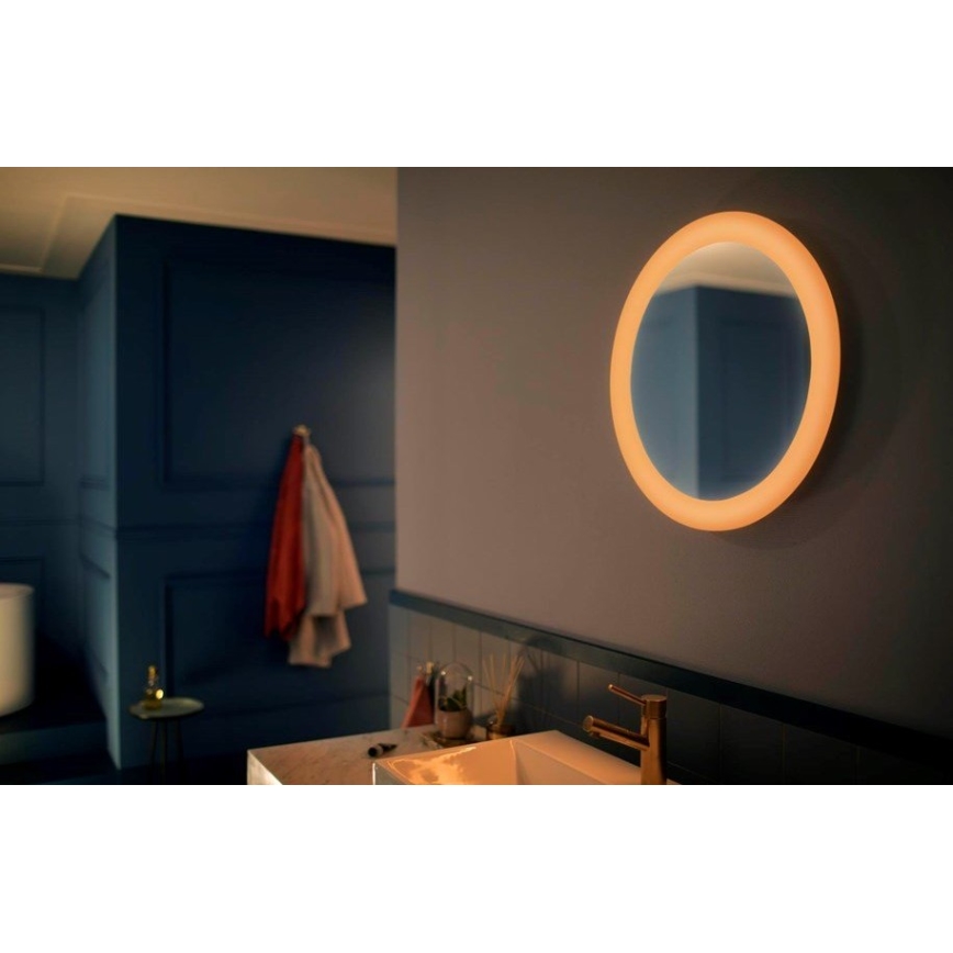 Philips - Specchio da bagno dimmerabile LED Hue ADORE LED/27W/230V + telecomando IP44