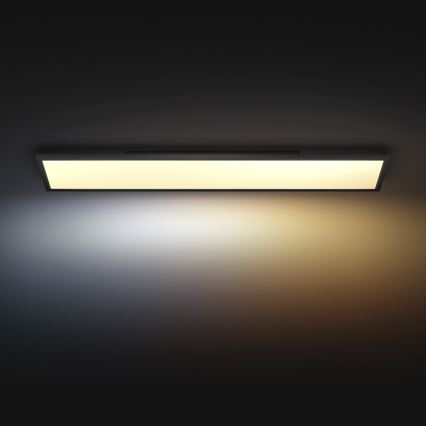 Philips - Lampada da soffitto dimmerabile a LED Hue AURELLE LED/39W/230V 2200-6500K 120x30 cm nero
