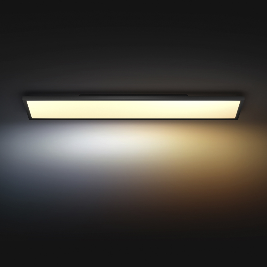 Philips - Lampada da soffitto dimmerabile a LED Hue AURELLE LED/39W/230V 2200-6500K 120x30 cm nero
