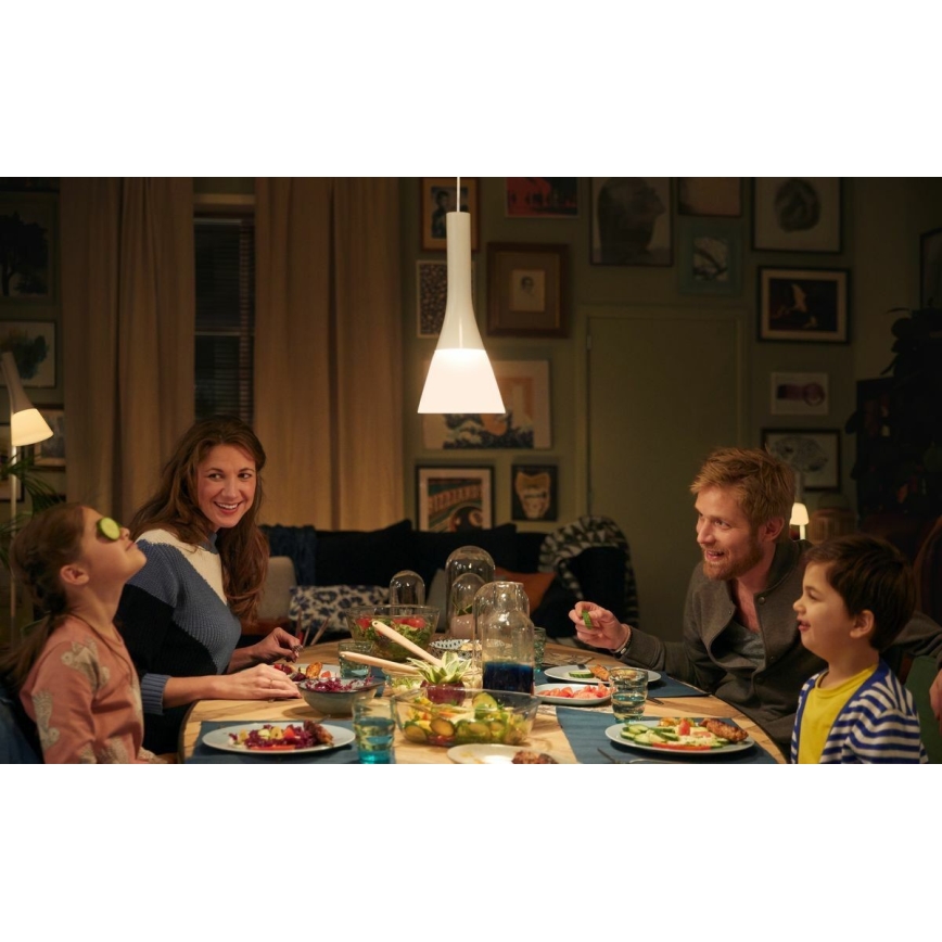 Philips - Lampadario a sospensione dimmerabile a LED su cavo Hue EXPLORE 1xE27/6W/230V 2200-6500K + telecomando