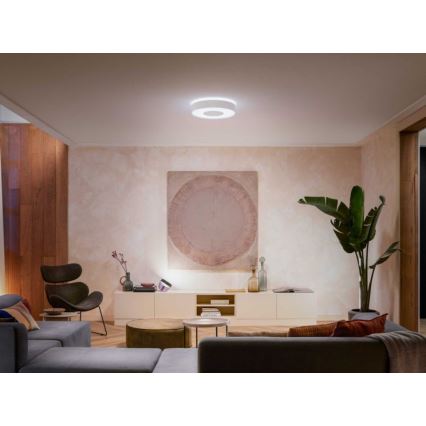 Philips - Lampada da soffitto dimmerabile LED RGB Hue INFUSE LED/33,5W/230V 2000-6500K diam. 381 mm bianco