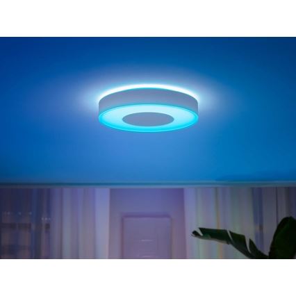 Philips - Plafoniera LED RGB dimmerabile Hue INFUSE, 52,5 W, 230 V, 2000-6500 K, Ø 425 mm, bianco