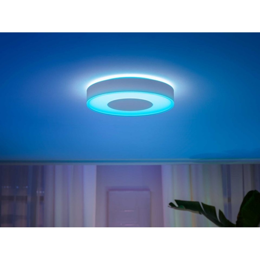 Philips - Plafoniera LED RGB dimmerabile Hue INFUSE, 52,5 W, 230 V, 2000-6500 K, Ø 425 mm, bianco