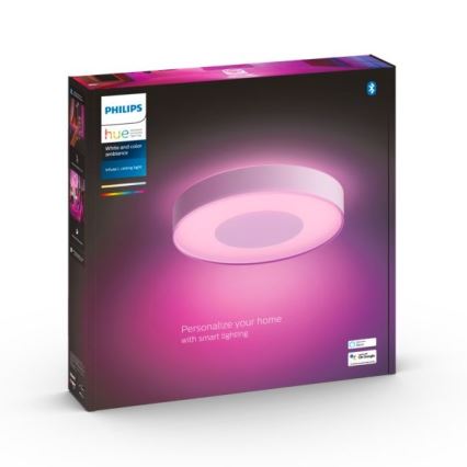 Philips - Plafoniera LED RGB dimmerabile Hue INFUSE, 52,5 W, 230 V, 2000-6500 K, Ø 425 mm, bianco
