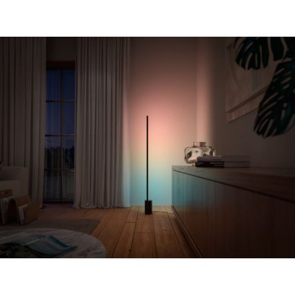 Philips - Lampada da terra dimmerabile LED RGBW Hue SIGNE LED/29W/230V 2000-6500K nero