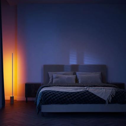 Philips - Lampada da terra dimmerabile LED RGBW Hue SIGNE LED/29W/230V 2000-6500K beige